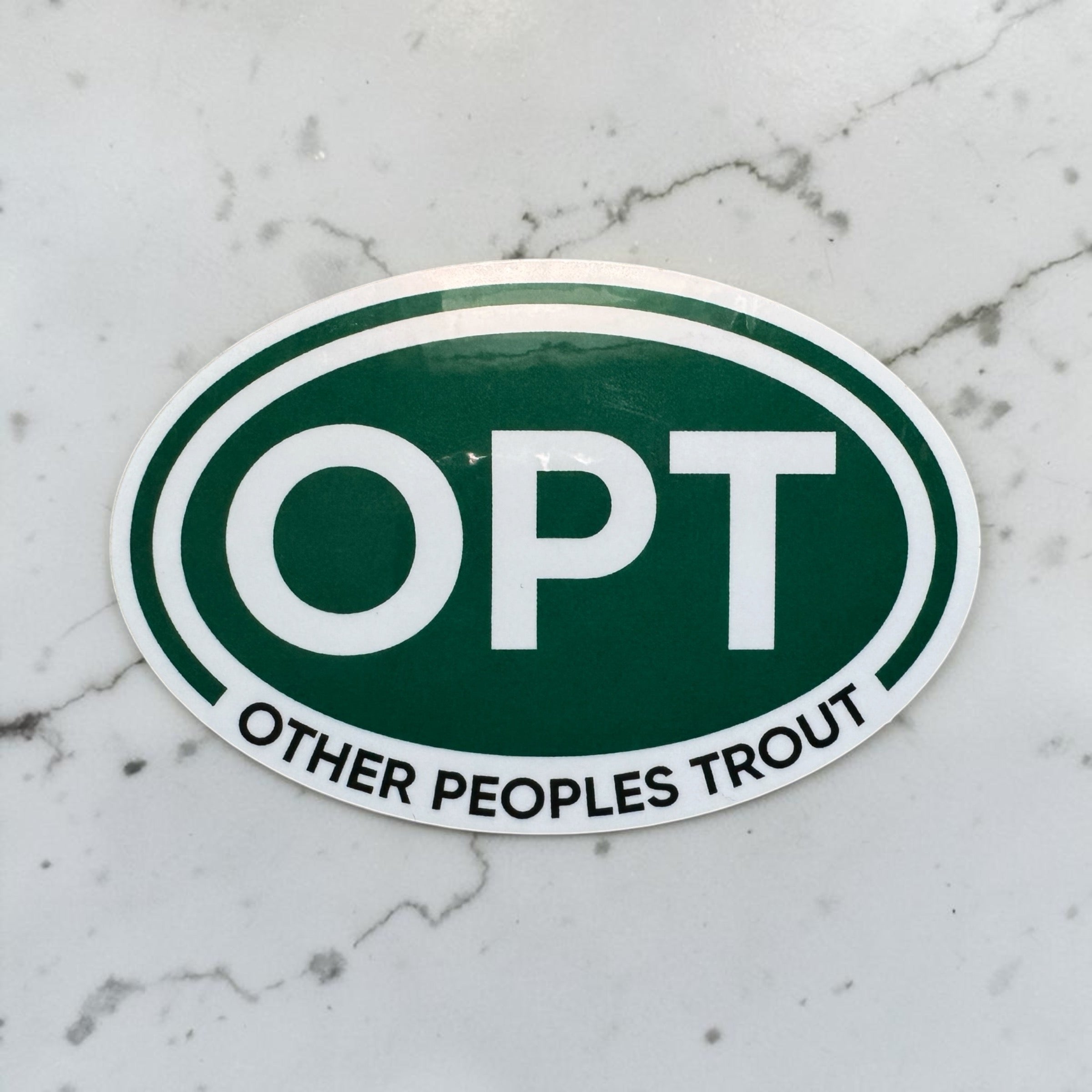 Other Peoples Trout (OPT) Sticker
